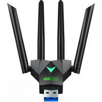 1300Mbps Wireless Network Card USB 3.0 WiFi USB Adapter Dual Band 2.4G/5Ghz Wi-Fi Dongle 4 Antenna Wireless Receiver For PC