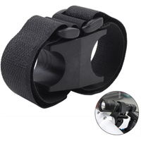 AliExpress NONE Multi-Purpose Bike Strap Flashlight LED Torch Mount Holder Bike Lock Clamp Holder Hook&Loop Band Mountain Bicycle Accessories