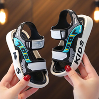 sandalias 23 Boy Fashion Child Sandals Summer Children's Sneakers Anti Slip Soft Sole Casual Beach Shoes Kid Shoes zapatos niña