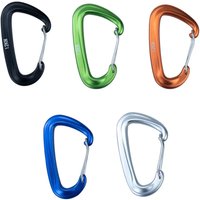 12KN Aluminium Carabiner D Shape Snap Clip Hook For Climbing Backpack Hook D Shape Professional Carabiner Security Clip Hook