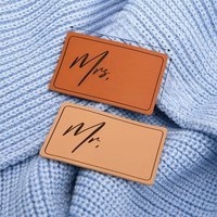 50x80mm Custom Laser Engraved Leather Tags for, Apparel, Gifts - 1mm Eco-Friendly Genuine Leather (DIY Crafts & Multi Sizes)