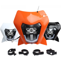 AliExpress PowerMotor For KTM EXC 300 Motorcycle Headlight Plat LED SX SMC-R XC XCF 690 XCW 125-500 2012 To 2021 Enduro Dirt Bike Motocross Headlamp