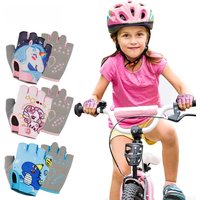 AliExpress AOLIKES Outdoor Sports Cycling Half Finger Gloves For Boys Girls, Antislip Breathable Thin Spring Summer Gloves, Bicycle Riding