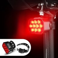 AliExpress BUCKLOS Bicycle Light 10 LED USB Rechargeable Bike Headlight Waterproof Super Bright MTB Flashlight Cycling Taillight BIke Accessories