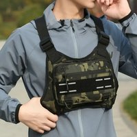 AliExpress NONE Tactical MOLLE Chest Rig Vest for Camping Hunting, Adjustable Shoulder Bag with Pouch, Outdoor Gear for Men, Fishing, Cycling