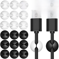 2-30pcs Car USB Cable Organizer Self-Adhesive Cable Bracket Cable Clamp Silicone Cable Tie Fixer Car Storage Clip Accessories
