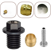 AliExpress NONE Road Bike Hydraulic Brake Olive Head Oil Needle Insert Connecting Nut Kit For Shimano BH90 Bicycle Accessories