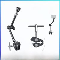 SmallRig 7/11" Magic Arm with Crab-Shaped Clamp, The Ball Head for 360° Adjustments w 1/4"-20 screw for Action Cameras, Monitors
