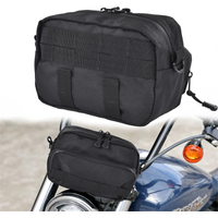 AliExpress NONE Motorcycle Handlebar Bag Barrel Bags Multifunction Storage Shoulder Bag For Cruiser Softail Sportsters For BMW Dirt Bike E-bike