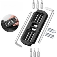 AliExpress NONE 10-in-1 Bicycle Multi-Tool Multifunctional Bikes Small Size Tool Hexagon Wrench Bit Socket Set Tool Bike Mechanic Tool Kit