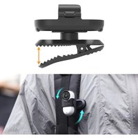 For Insta360 Go 3S/Go 3 Backpack Clip Holder Anti-Shake 360 Rotation Sports Camera Clip Mount for Insta360 Go 3S Accessories