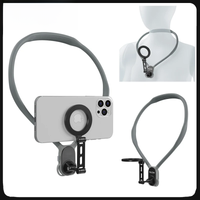 TELESIN Max Magnetic Neck Mount Silicone Quick Release Hold for Iphone 15 14 13 12 11 10 HUAWEI XIAOMI SAMSUNG Phone Accessories