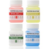 50ML pH Calibration Buffer Kit (4.00/7.00/10.01) with 222mV ORP Standard Solution KCL Electrode Storage Liquid for All pH Meters
