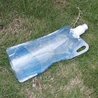 AliExpress SONONIA 1L Foldable Portable Plastic Light Drinking Water Bottle Bag Pouch Bladder Sport