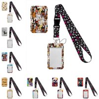 With buckle puppy Lanyard Business Credit Card Holder Neck Strap Keychain Hang Rope ID Badge Holder Lariat Lasso