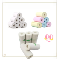 Mini Printer Paper 57x25mm Thermal Label Sticker Color Photo White Self-Adhesive Paper For Mini Portable Pocket Mobile Printer