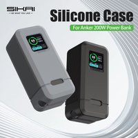 SIKAI Silicone Case for Anker Prime Power Bank 20,000Mah 200W Anti-Dust Scratch Resistant Cover