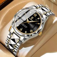 POEDAGAR Top Brand Luxury Man Watch Date Week Waterproof Luminous Men's Watch Male Business Stainless Steel Men Quartz Watches