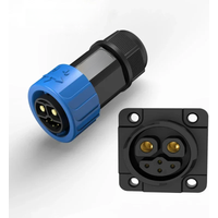 AliExpress NONE 50A 2+4 Charging Plug Waterproof M23 E-Bike Lithium Battery Male Female Connector Outdoor Electric Vehicle Charging Port Adapter