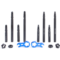 AliExpress NONE rod Presta Integrated Removable Aluminium Alloy Bike Accessories Valve Extender Bicycle Parts Inner Tubes Valve Extension