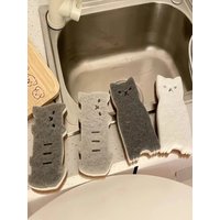 4-Piece Cute Cat Sponge Set For Kitchen - Thick, Durable Dishwashing & Cleaning Tools