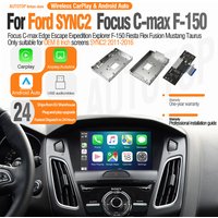 AUTOTOP Wireless CarPlay Retrofit Kit for Ford 8" Sync2 Fiesta Fusion Mondeo Focus Fusion Mustang Taurus Transit Android Auto BT
