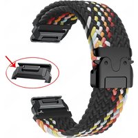 20mm 22mm 26mm Braided Nylon Strap For Garmin Fenix 7S 6S 5S 7 7X 6 6X Pro 5 5X Elastic Wrist Band Garmin EPIX Enduro Bracelet