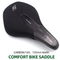 Lightweight carbon fiber saddle Road mountain Bike Saddle 143 155 for Men Women Triathlon Tt Saddle Comfort Wide Racing Seat