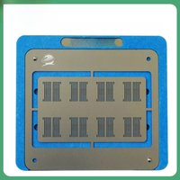 Sofix 2010-2020 RAM Reballing Jig with Stencil Memory BGA Reballing Kit 8 Chips into One Platform for Macbook Repair