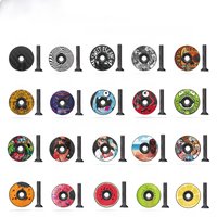 AliExpress NONE MIXED MTB Road Bike Bowl Cover Bicycle Stem Top Cap with Titanium Screws for 28.6mm Fork Tube Headset Cap Cycling Accessories