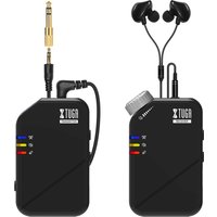 XTUGAJ02s Wireless in Ear Monitor System 2.4G Mini Stereo IEM System Low Latency One Transmitter More Receiver Stage Band Singer