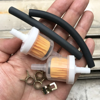AliExpress NONE 1Set Fuel Petrol Inline Hose Pipe with Clips Universal for 2 Stroke Mini Moto Dirt Bike Quad Gas Gasoline Liquid Oil Filter Pipe