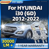 2/4Pcs 180W Led Lights Headlight Bulb Car Lamp For HYUNDAI i30 GD 2012 2013 2014 2015 2016 2017 2018 2019 2020 2021 2022