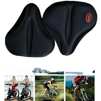 AliExpress 1Pc Large And Wide Bicycle Silicone Saddle Cover Mountain Bike Seat Cover Electric Vehicle Seat Cushion Cover