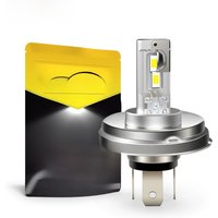 RUIANDSION P45T LED adapter Bulb Scooter LED Adapter Motorcycle LED Headlight Bulb Racer Lamp 12V-18V White 1PCS