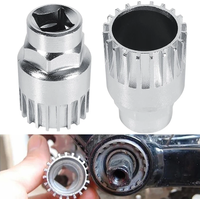 AliExpress Bicycle Bottom Maintenance Square Hole Axis Removal Tool Sleeve Mtb Bike Splined Removal Installation Wrench Crank Wheel Extrac