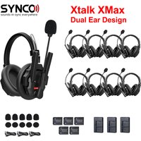 SYNCO Xtalk XMax X2Max X5Max Wireless Headset Intercom System 2.4G Communication Headset Wireless Microphones for Event/Movie
