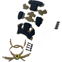 Wendy Helmet Suspension System Tactical Helmet Adjustable Lanyard FAST MICHHelmet Accessory Gen 3 Memory Foam Pad