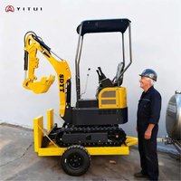 Mini Excavator Can Be Fitted With Air Conditioning And Equipped With Traction Flat Car To Support Customized Mini Excavator