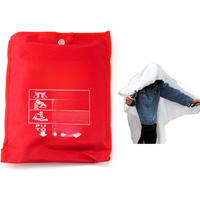 1.5M x 1.5M Fiberglass Fire Blanket Fire Flame Retardant Emergency Survival Fire Shelter Safety Cover Fire Extinguisher
