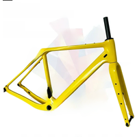 AliExpress FARAOLL 2023 NEW GT30 Carbon Gravel Frame Flat Mount Disc Brake 700C*50C Threaded T47 Internal Cable Gravel Bicycle Frameset Road Bike