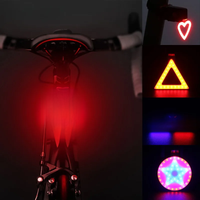 AliExpress NONE Bicycle Tail Light Cycling Lamp Multi Lighting Modes USB Rechargeable Led Flash Tail Rear Lights MTB Seatpost Bike Accessories