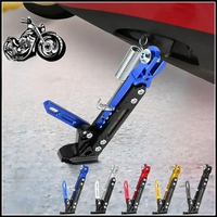 AliExpress NONE Motorbike Bicycle Adjustable Metal Foot Side Stand Motorcycle Kickstand Kick Bracket Supportor Parking Motorcycle Accessories