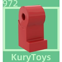 Kury Toys DIY MOC For 972 #10pcs Building block parts For Body Part Leg, Left