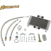 Oil Cooler for Motorcycle Oil Radiator Universal Motorcycles Cooling for KTM Honda Yamaha Kawasaki ATV Dirtbike Enduro Motocross