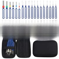 36Pc/Box Terminal Removal Tool Kit Depinning Tool Electrical Connector Pin Removal Tools For Car Motorcycle Household Appliances
