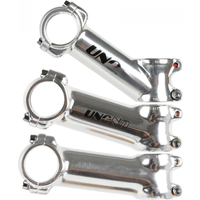 AliExpress UNO Polished Silver Bicycle Stem UNO 7 17 35 Degree Aluminium Alloy Mountain MTB Accessories Bike Handlebar Stems 28.6*31.8mm