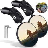 AliExpress NONE 1/2PCS Bicycle Rearview Mirror 360 ° Convex Mirror Mountain Bike Rearview Mirror Rotatable Safety Side Mirror Bikes Accessories