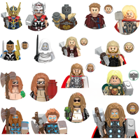 New Tide Superhero Thunder God Jane Foster Mini Action Figures Gorr Bricks Disney Building Blocks Toys for Children X1923 X1924
