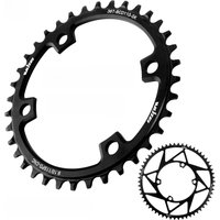 AliExpress NONE WUZEI Road Bike Cainwheel 4 Bolts 110 BCD Speed Bicycle Chainring 110BCD 4 Holes Crown 36T 54T Star for Shimano 105 R7100 R8100
